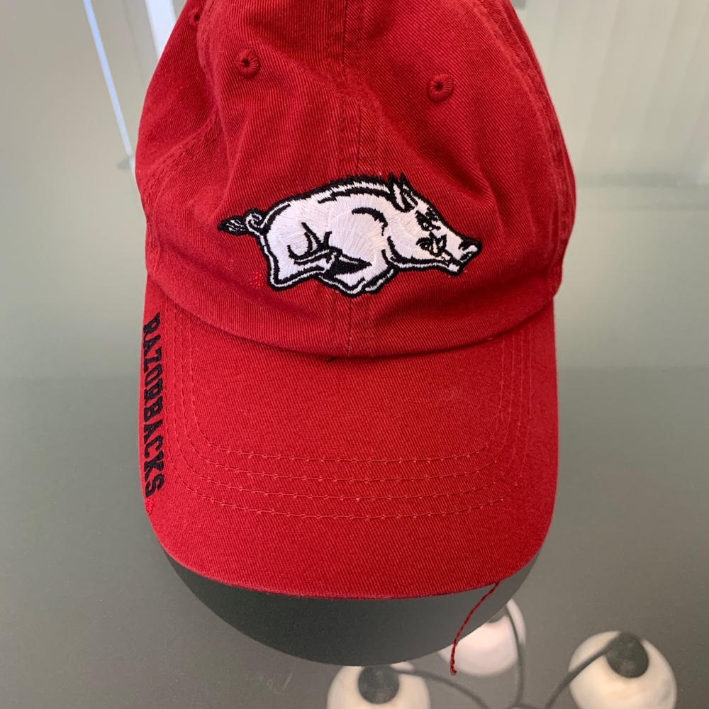 Arkansas Razorbacks Red Adjustable Hat-*New* - Picture 5 of 5